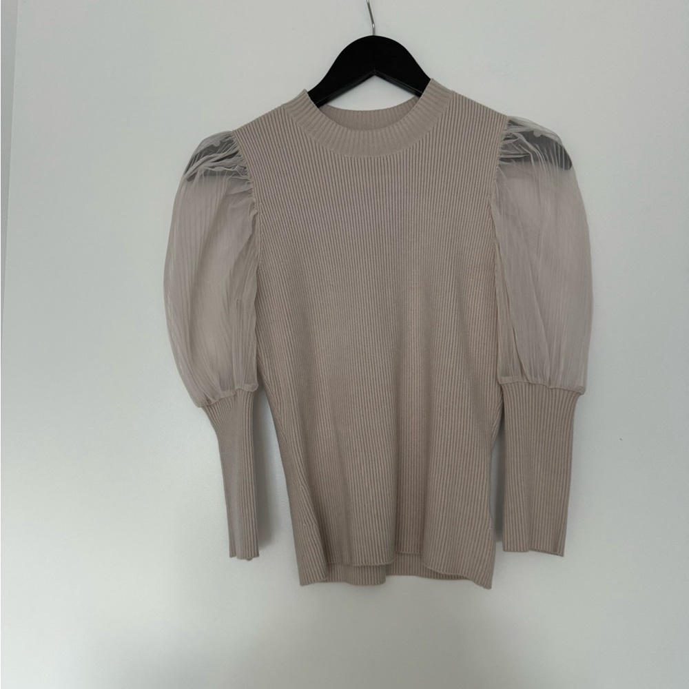 Snidel Puff Sleeve Knit Jumper